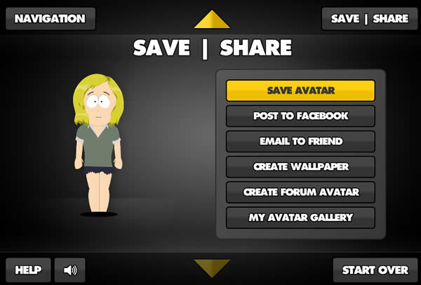 South Park Avatar Creator 有趣的南方公園人物產生器