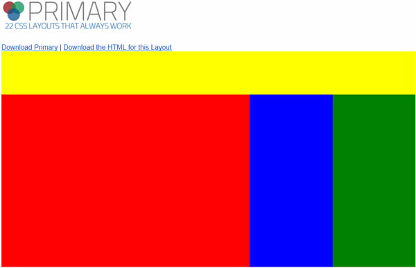 Primary CSS 免費用 CSS 架構好你的網頁佈局 Primary CSS 免費用 CSS 架構好你的網頁佈局