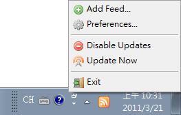 Feed Notifier 隨時通知你所訂閱的 Rss 新資訊 Feed Notifier 隨時通知你所訂閱的 Rss 新資訊