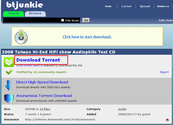 TorrentOmega 實用的 BT 種子搜尋引擎 TorrentOmega 實用的 BT 種子搜尋引擎