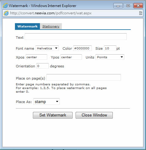 Neevia Document Converter 可製作開啟需密碼的 PDF 文件、壓縮、合併、浮水印等多功能型的文件、圖檔轉換器 Neevia Document Converter 可製作開啟需密碼的 PDF 文件、壓縮、合併、浮水印等多功能型的文件、圖檔轉換器