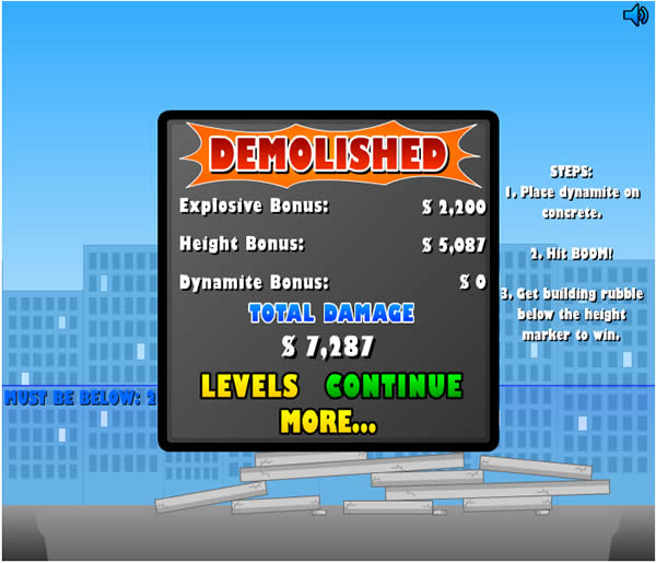 Demolition City 爆破力學遊戲
