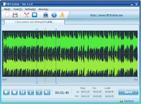 MP3 Cutter 可剪輯 MP3 及取出影片中的聲音儲存成 MP3 檔案 MP3 Cutter 可剪輯 MP3 及取出影片中的聲音儲存成 MP3 檔案