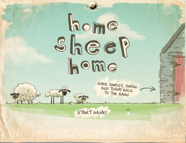 [ 遊戲 ]Home Sheep Home 來幫助三隻小羊回家吧！