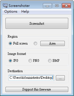 Screenshoter 簡單好用的免費螢幕抓圖工具(免安裝)