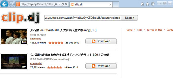 clip.dj 在網頁裡直接將 YouTube 影片轉為 MP4 或 MP3,免註冊直接下載 clip.dj 在網頁裡直接將 YouTube 影片轉為 MP4 或 MP3,免註冊直接下載