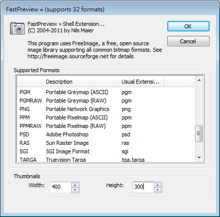 FastPreview 使用滑鼠右鍵來預覽相片的縮圖與資訊 FastPreview 使用滑鼠右鍵來預覽相片的縮圖與資訊