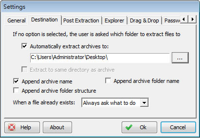 ExtractNow 可批次解壓縮的小工具 ExtractNow 可批次解壓縮的小工具