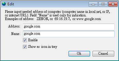 EasyNetMonitor 在工作列通知區域上顯示所監測的網站狀態(免安裝) EasyNetMonitor 在工作列通知區域上顯示所監測的網站狀態(免安裝)