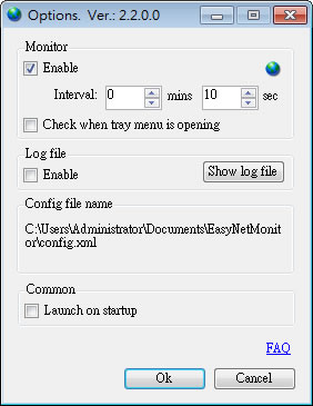 EasyNetMonitor 在工作列通知區域上顯示所監測的網站狀態(免安裝) EasyNetMonitor 在工作列通知區域上顯示所監測的網站狀態(免安裝)