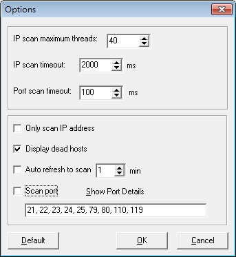 Eusing Free IP Scanner 免費的 IP 區段及端口掃描工具，找出電腦名稱(免安裝)