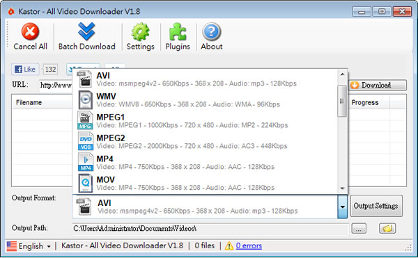 All Video Downloader 支援超過 280 個影音網站的影片下載免費軟體,還可以轉檔 All Video Downloader 支援超過 280 個影音網站的影片下載免費軟體,還可以轉檔
