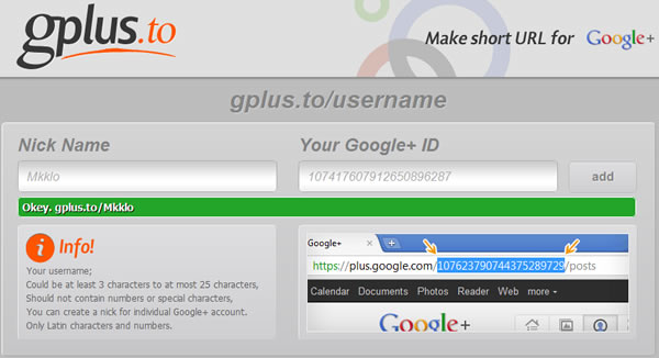 gplus.to Google+ 專用的縮短網址服務 gplus.to Google+ 專用的縮短網址服務
