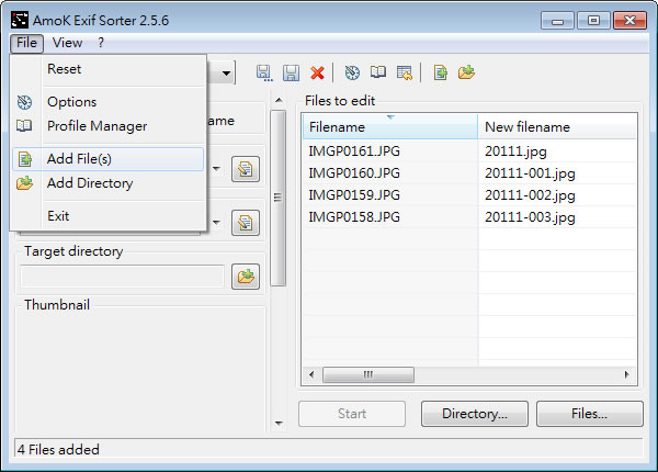AmoK Exif Sorter 數位相片批次重命名的免費管理工具(免安裝) AmoK Exif Sorter 數位相片批次重命名的免費管理工具(免安裝)