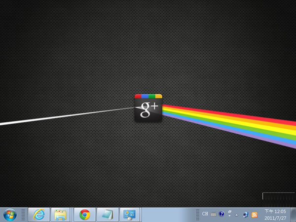 Google+ Plus theme for Windows 7 精美的 Google+ 佈景主題，免費下載