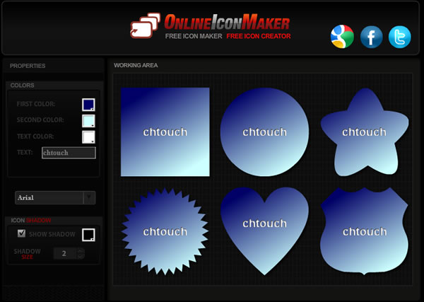 OnlineIconMaker 線上免費圖示產生器 OnlineIconMaker 線上免費圖示產生器
