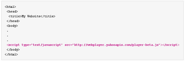 Yahoo! WebPlayer 可嵌入在網頁裡的影音播放器,具自動隱藏的功能 Yahoo! WebPlayer 可嵌入在網頁裡的影音播放器,具自動隱藏的功能