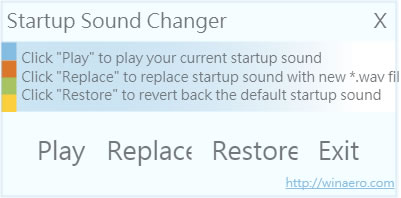 Startup Sound Changer 更改 Windows 開機登入時的音樂，適用 Windows 7 與 Vista