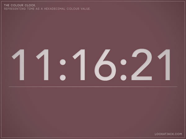 TheColourClock 數字時鐘的螢幕保護程式