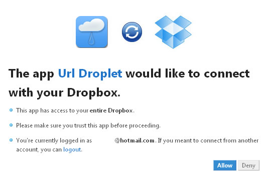 URL Droplet 免費代抓網路上的檔案，幫你直接轉存到 Dropbox 雲端硬碟