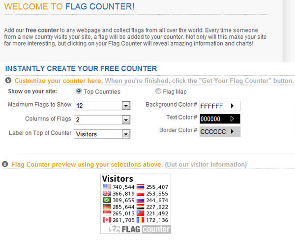 Flag Counter 免費計數器,可統計訪客來源的地區 Flag Counter 免費計數器,可統計訪客來源的地區