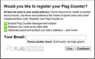 Flag Counter 免費計數器,可統計訪客來源的地區 Flag Counter 免費計數器,可統計訪客來源的地區