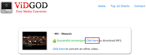 Vidgod 實用的 Youtube 轉 MP3 免費服務 Vidgod 實用的 Youtube 轉 MP3 免費服務