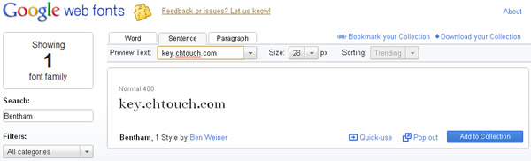Font Comparer - Google Web 字型線上預覽服務 Font Comparer - Google Web 字型線上預覽服務