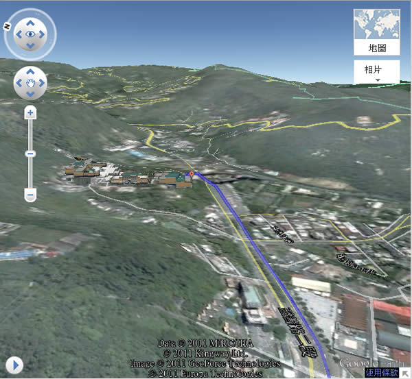 利用「Google 地圖」來規劃 3D 路線圖