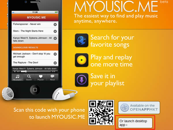 Myousic.me 線上音樂搜尋及播放免費服務(支援中文)