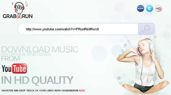 GRABandRUN - YouTube 高畫質影片下載、剪輯與轉檔免費線上工具