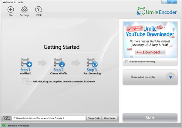 Umile Encoder Free 影音轉檔免費工具 Umile Encoder Free 影音轉檔免費工具