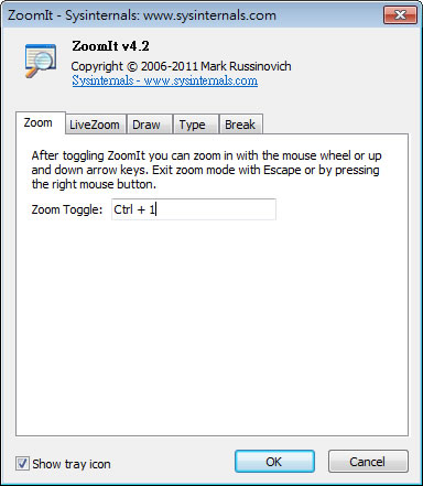 ZoomIt 微軟出品可在電腦螢幕上畫圖標示、縮放螢幕及顯示倒數計時,適用簡報或教學 ZoomIt 微軟出品可在電腦螢幕上畫圖標示、縮放螢幕及顯示倒數計時,適用簡報或教學