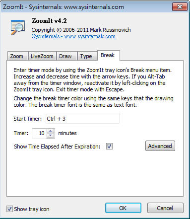 ZoomIt 微軟出品可在電腦螢幕上畫圖標示、縮放螢幕及顯示倒數計時,適用簡報或教學 ZoomIt 微軟出品可在電腦螢幕上畫圖標示、縮放螢幕及顯示倒數計時,適用簡報或教學