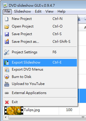 DVD Slideshow GUI 將照片製作成可播放的影片免費工具 DVD Slideshow GUI 將照片製作成可播放的影片免費工具
