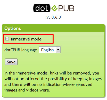dotEPUB 將任何網頁轉換成 EPub 電子書格式 - Chrome 瀏覽器擴充功能 dotEPUB 將任何網頁轉換成 EPub 電子書格式 - Chrome 瀏覽器擴充功能