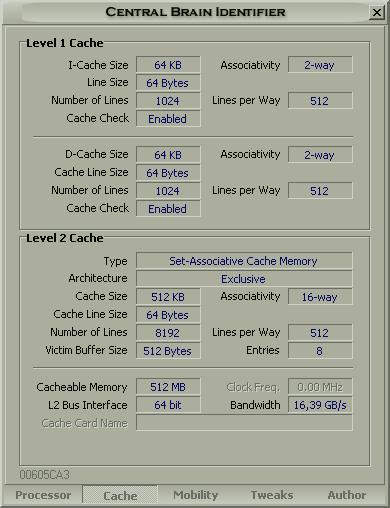 「Central Brain Identifier」AMD CPU 的檢測工具 「Central Brain Identifier」AMD CPU 的檢測工具