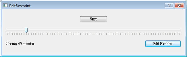 SelfRestraint 禁止瀏覽自訂的網址與時間，讓你專心好工作(免安裝)