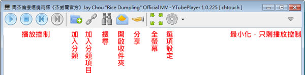 YTubePlayer - Youtube 影片桌面分類管理播放器，可搜尋、建立與分享播放清單