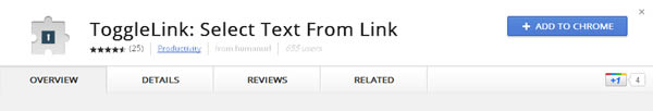 ToggleLink 複製超連結的文字更快更方便,Google Chrome 擴充功能 ToggleLink 複製超連結的文字更快更方便,Google Chrome 擴充功能