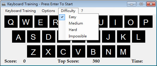 Keyboard Training 英打練習軟體(免安裝) Keyboard Training 英打練習軟體(免安裝)