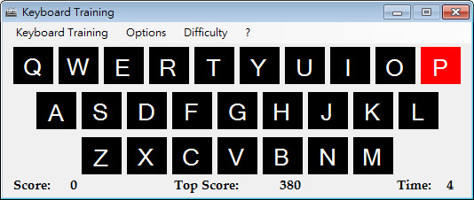 Keyboard Training 英打練習軟體(免安裝)