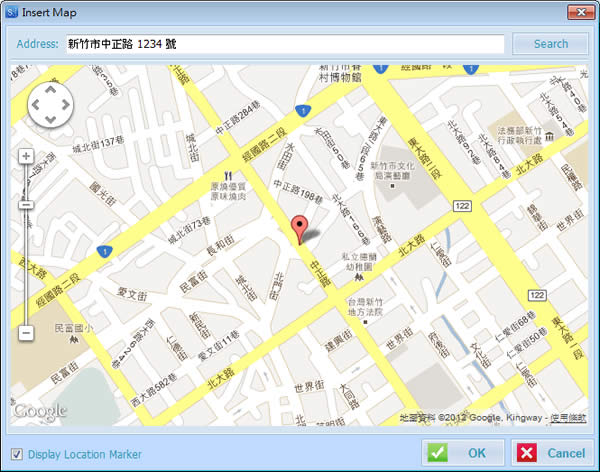 SpringPublisher 建立具有地圖、QR Code 在內的名片、傳單或信紙