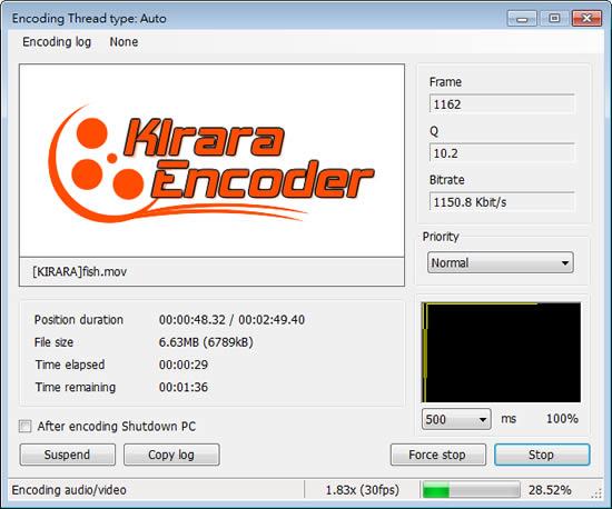 Kirara Encoder 影片轉檔免費工具(免安裝) Kirara Encoder 影片轉檔免費工具(免安裝)