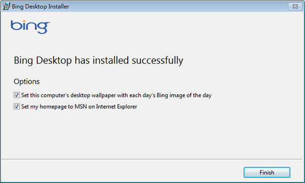 Bing Desktop 微軟桌面網路搜尋工具
