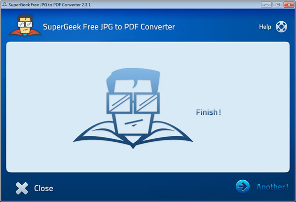SuperGeek Free JPG to PDF Converter 圖片轉 PDF、PostScript 免費工具