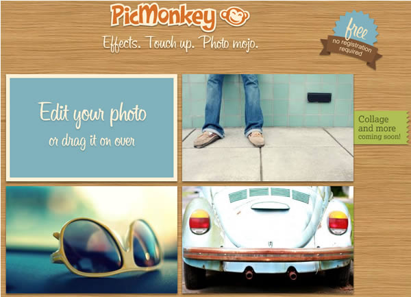 PicMonkey 線上圖片編輯工具 PicMonkey 線上圖片編輯工具