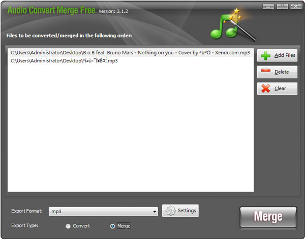 Audio Convert Merge Free 聲音檔案合併與轉檔軟體 Audio Convert Merge Free 聲音檔案合併與轉檔軟體