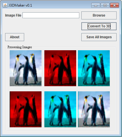 J3DMaker 將相片轉成 3D 立體圖