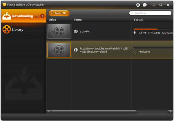 Wondershare vDownloader 下載 Youtube 影片